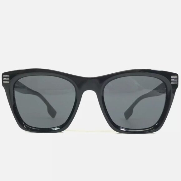 Burberry Sunglasses Black Thick Square Frames with Black Lenses main image 5